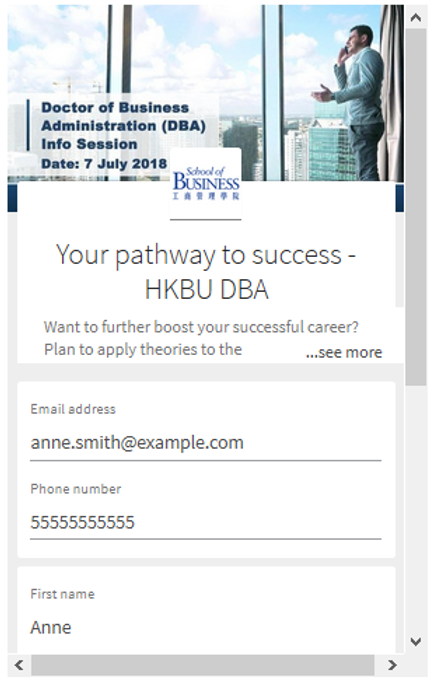 HKBU School of Business - LinkedIn 廣告服務